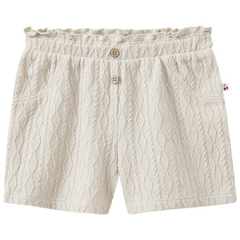 Baby Shorts mit Strukturmuster