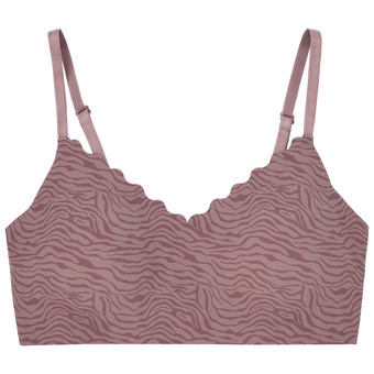 Damen Seamless-Bustier im Zebra-Look