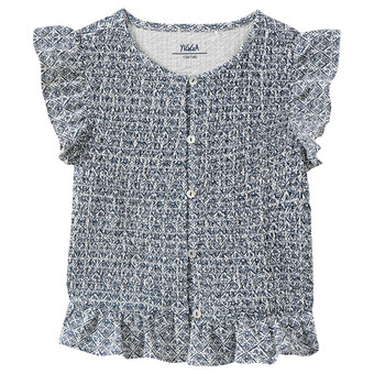 Mädchen Shirt mit Rüschen