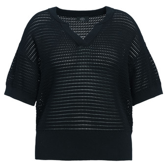Damen Strickshirt mit Ajourmuster
