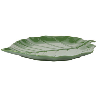 Servierplatte in Blatt-Design