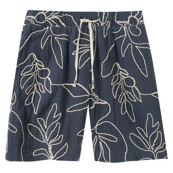 Jungen Musselinshorts mit Stickerei