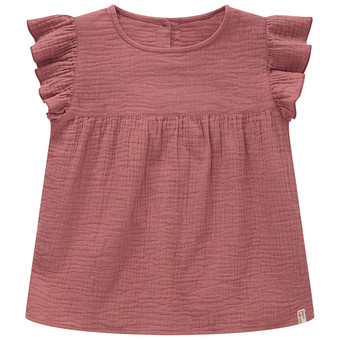 Mädchen Musselinbluse mit Flügelärmeln