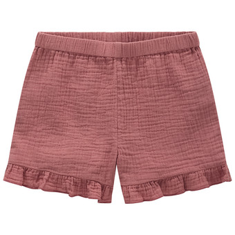 Mädchen Musselinshorts mit Rüschen