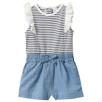 Newborn Overall im Material-Mix