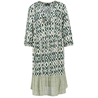 Damen Kleid mit Allover-Print