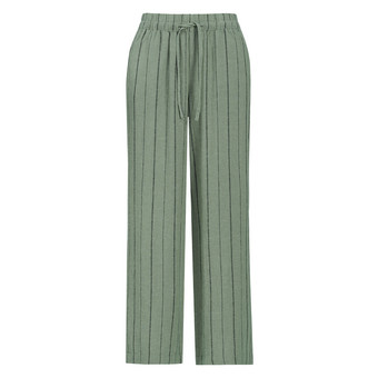 Damen Leinen-Hose mit Tunnelzug
