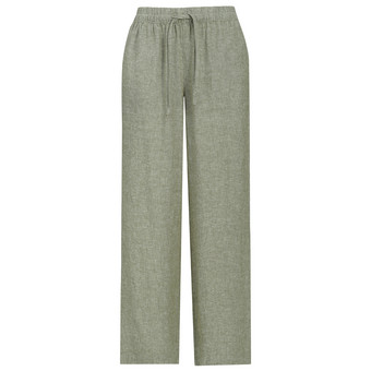 Damen Leinen-Hose mit Tunnelzug