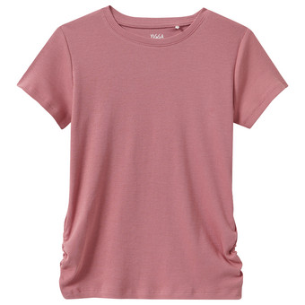 Mädchen T-Shirt mit Rippstruktur
