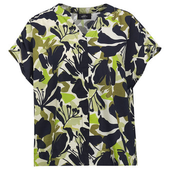 Damen Bluse mit Allover-Muster