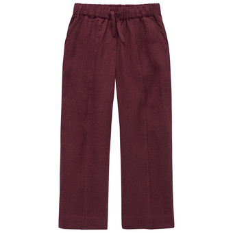 Mädchen Leinen-Hose mit Tunnelzug