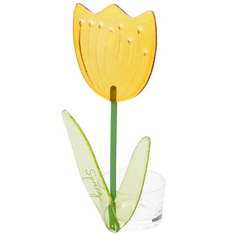 Teelichthalter in Tulpen-Optik