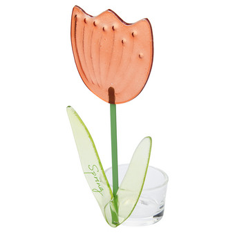 Teelichthalter in Tulpen-Optik