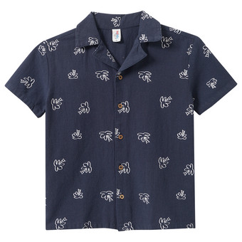 Jungen Hemd mit Allover-Print