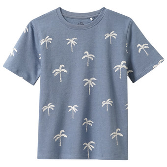 Jungen Strick-T-Shirt mit Allover-Print