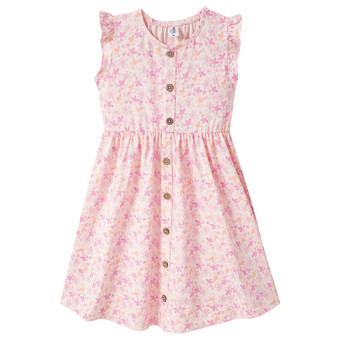 Mädchen Kleid mit Allover-Muster