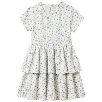 Mädchen Kleid mit Allover-Muster