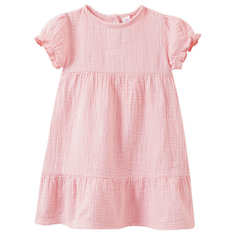 Baby Musselin-Kleid mit Volant