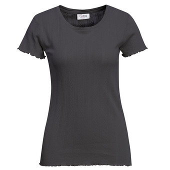 Damen T-Shirt mit Ajours-Muster