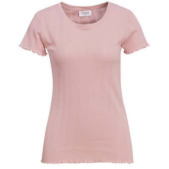 Damen T-Shirt mit Ajours-Muster