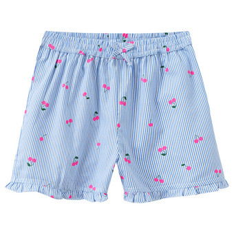 Mädchen Shorts mit Kirschen-Print