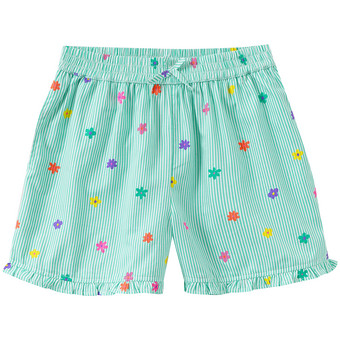 Mädchen Shorts mit Blumen-Print