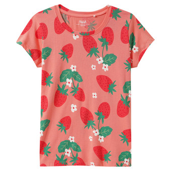 Mädchen T-Shirt mit Allover-Print