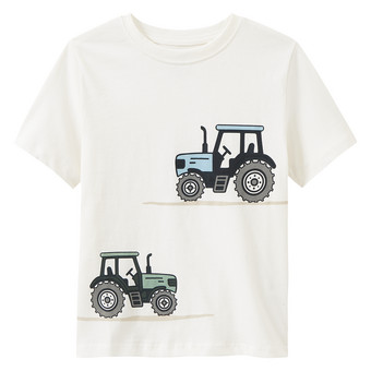 Jungen T-Shirt mit Traktor-Print