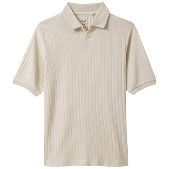 Jungen Poloshirt mit Rippstruktur