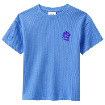 Jungen T-Shirt mit Waffelstruktur
