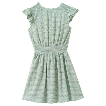 Mädchen Kleid mit Allover-Muster