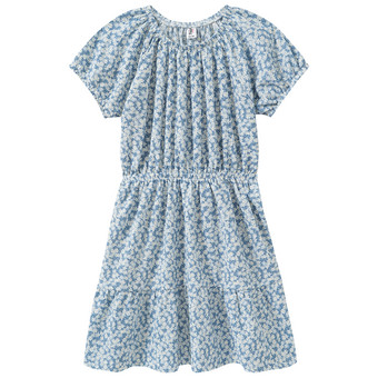 Mädchen Kleid mit Allover-Muster