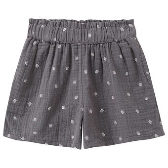 Mädchen Musselin-Shorts mit Blumen-Allover