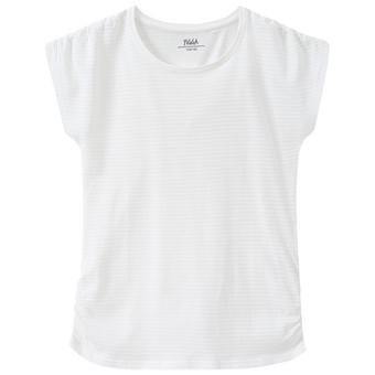 Mädchen T-Shirt mit strukturierten Streifen