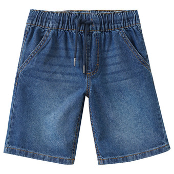 Jungen Pull-On Jeans-Shorts mit Tunnelzug