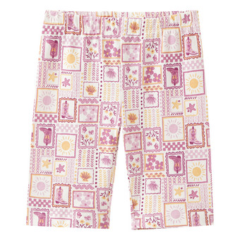Mädchen Leggings im Patchwork-Dessin