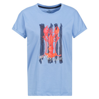 Damen Schlafshirt mit Hummer-Print