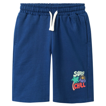Jungen Sweatshorts mit kleinem Print