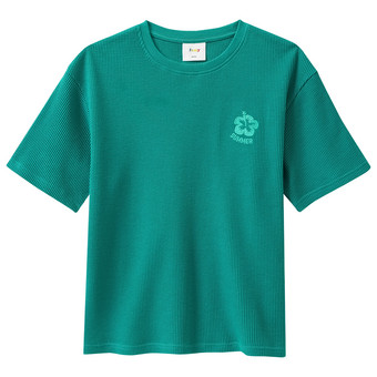 Jungen T-Shirt mit Waffelstruktur