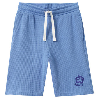Jungen Joggingshorts mit Waffelstruktur