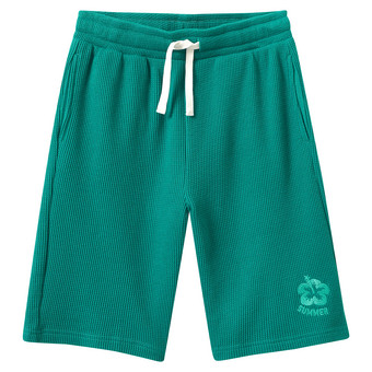 Jungen Joggingshorts mit Waffelstruktur