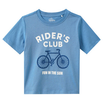 Jungen T-Shirt mit Fahrrad-Print