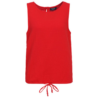 Damen Musselin-Blusentop in Uni