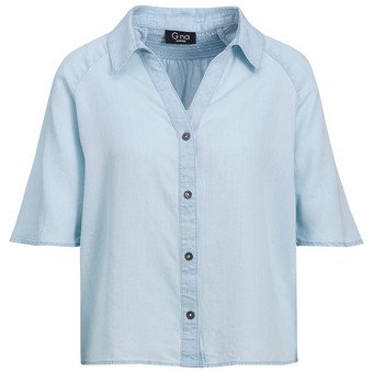 Damen Bluse mit Knopfleiste