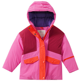 Mädchen Schneejacke mit Farbteilern