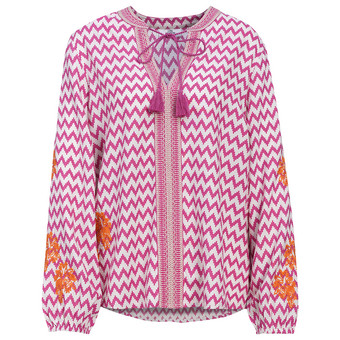 Damesblouse met stiksel