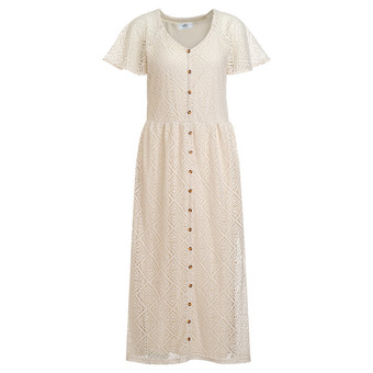 Damen Kleid in Häkel-Optik