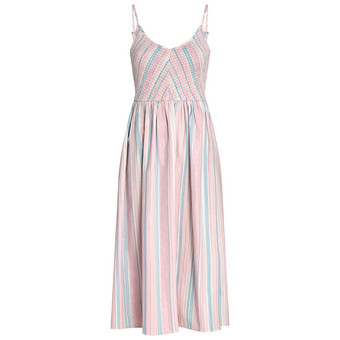 Damen Kleid mit gesmoktem Brustbereich