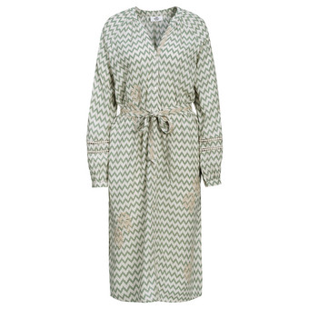Damen Midikleid mit Zick-Zack-Muster
