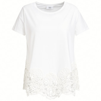 Damen T-Shirt mit Spitze